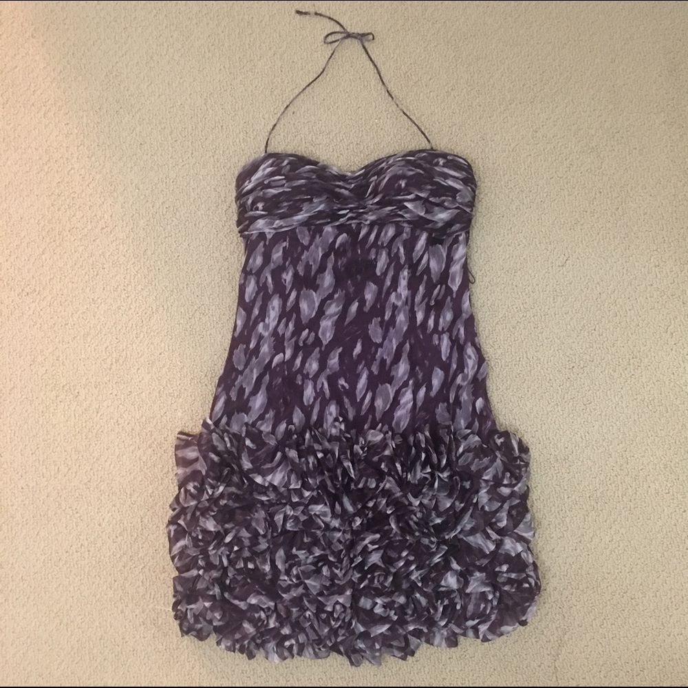 Aidan Mattox - ruffle tube dress